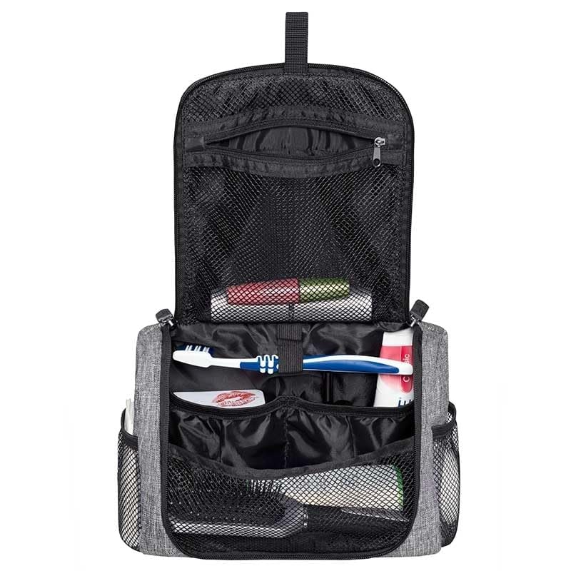 Image of INKULTURE Cosmetic Makeup Organizer Toiletry Bag for Women and Men | Grey | Pack of 01.