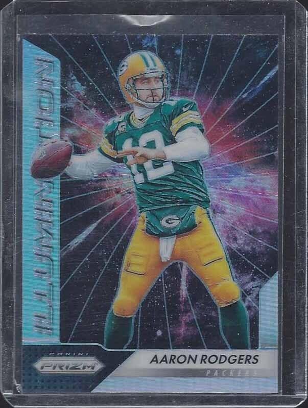 Aaron Rodgers 2016 Panini Prizm Illumination Silver Prizms #6 - Football Cards