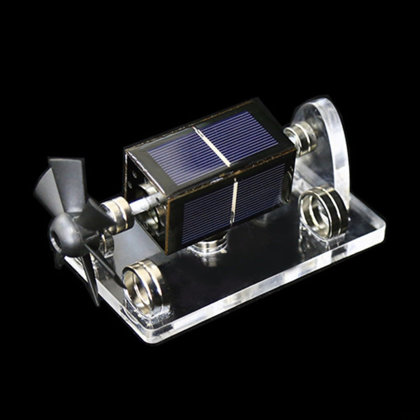 Modelo de motor de levitación magnética alimentado por energía solar, decoración creativa de escritorio ABS, con tecnología Maglev de 4 lados, para aprendizaje de ciencias educativas y