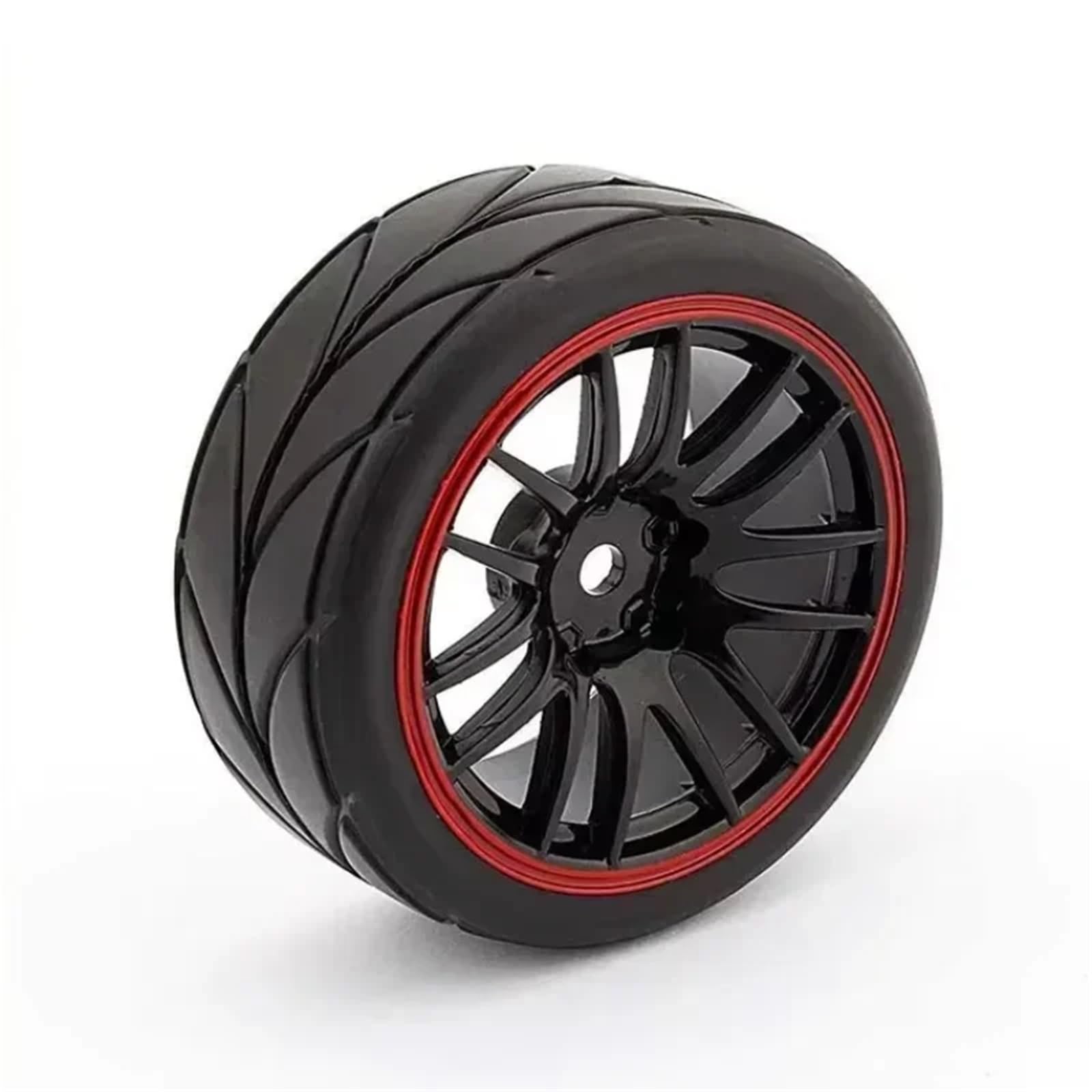 Für 1/10 4 Stücke 12mm Hub Rad Felgen Gummi Reifen RC On-Road Touring Drift Auto Upgrade Änderung Ersatz Teile RC Zubehör