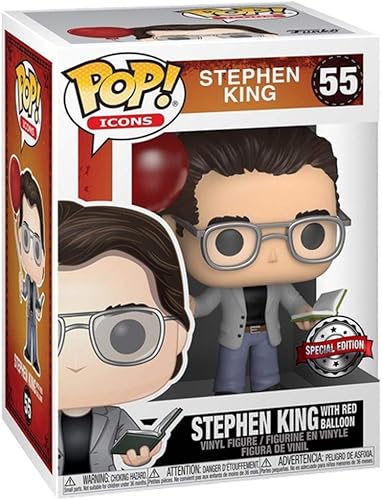 Miniatura 3 de Funko Pop Stephen King con globo rojo