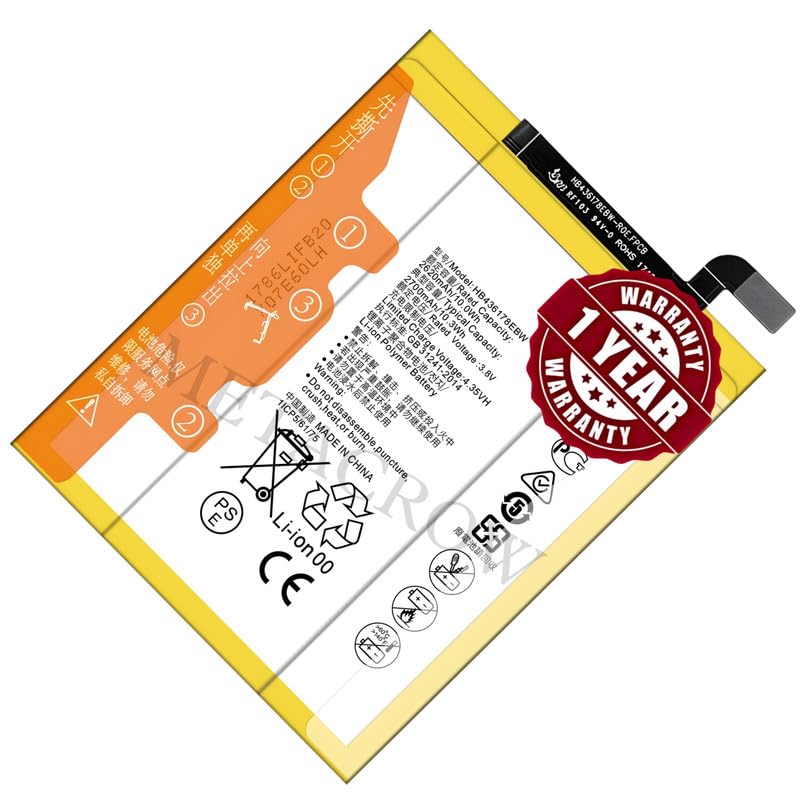 Image of Original HB436178EBW Battery Compatible for Huawei Mate S (CRR-UL00, CRR-L09, CRR-UL20) - (2700mAh) - 1 Year Warranty JK1
