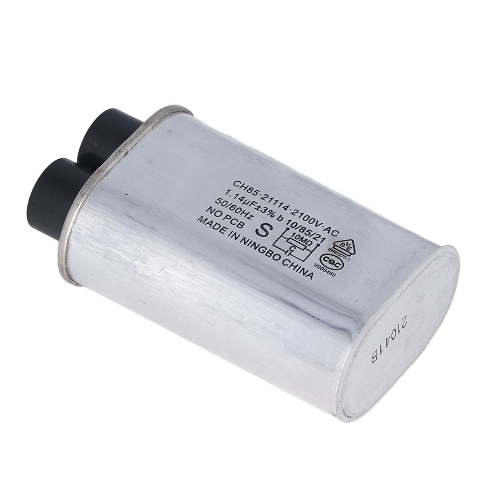 ROEDE Mikrowellen-Hochspannungskondensator, 2100 V, 4,8 mm, Kleiner Einsatz, Mikrowellenherd-Kondensator for Zuhause