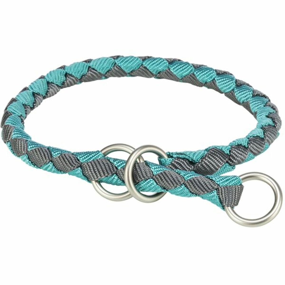 Training Collar Trixie Cavo Graphite Light Blue S/M 35-41 cm - Brand: Trixie - EAN: 4053032678347