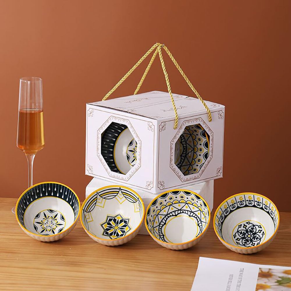 P-PLUS INTERNATIONAL Maggi Bowl, Bowl Ceramic, Noodles Bowl, Breakfast Bowl, Cereal Bowl, Ceramic Bowl, Kitchen Bowls, Ceramic Soup Bowl, Aesthetic Kitchen Items (Set of 4, Random Pattern) (B0CYGN1R14) Amazon Price History, Amazon Price Tracker