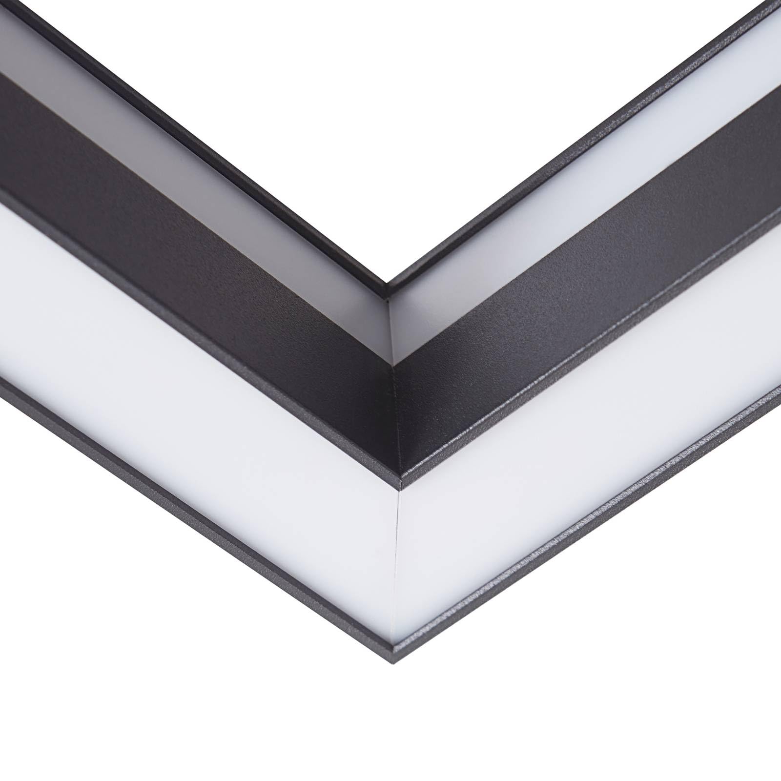 Lucande LED Deckenlampe dimmbar 30 cm, RGB Backlight wechselbare Lichtfarbe (2700-6500K) Fernbedienung App Steuerung Wohnzimmerlampe Smart Home