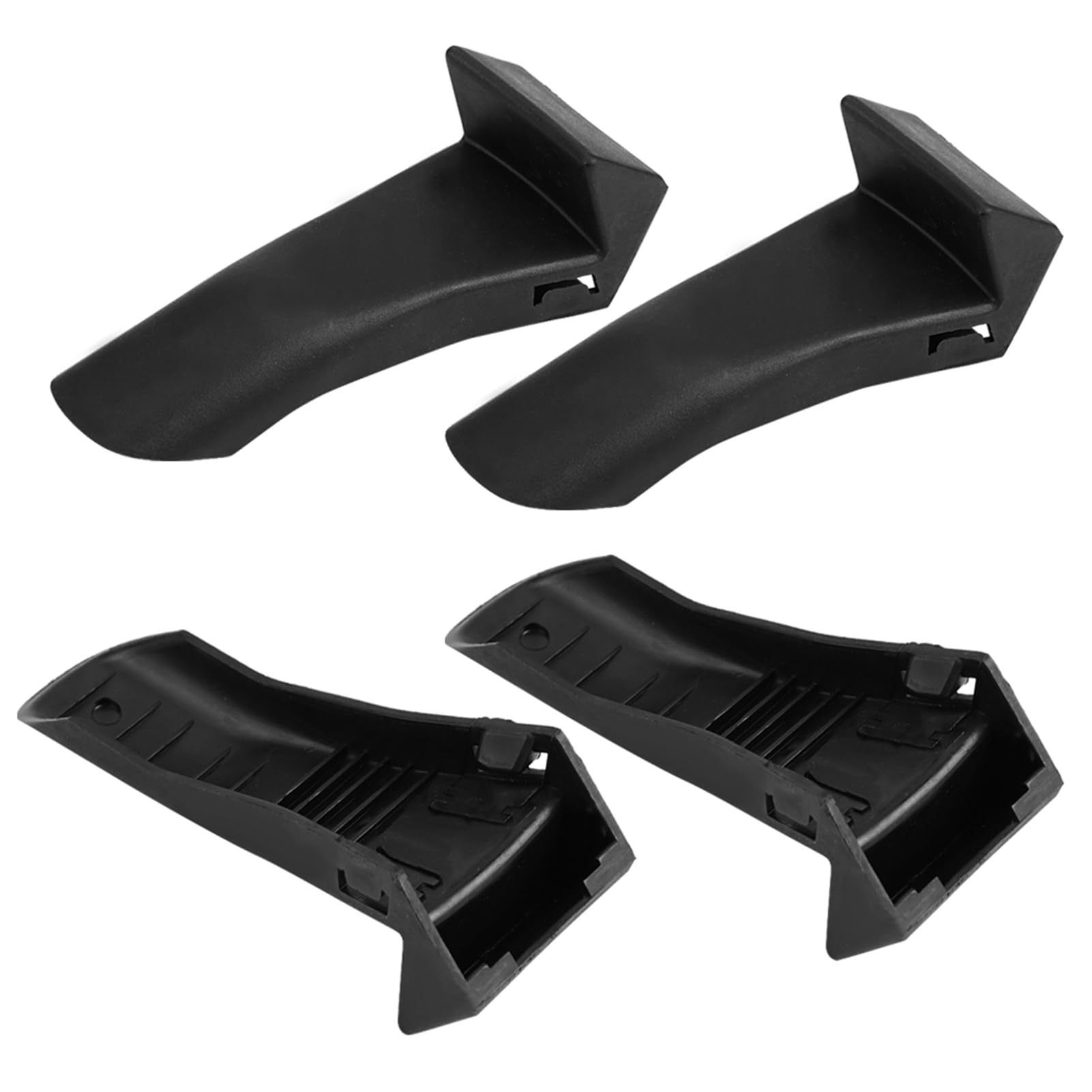 Tire Changer Jaw Protectors, 4Pcs Bent Angle Clamp Cover Guards, Composite Plastic Wheel Protection Covers for Preventing Scratches and Damage on Alloy Wheels During Tyre Fitting