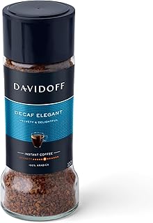 DAVIDOFF Decaf Elegant Instant Coffee - 6/12 Intensity - 100 g