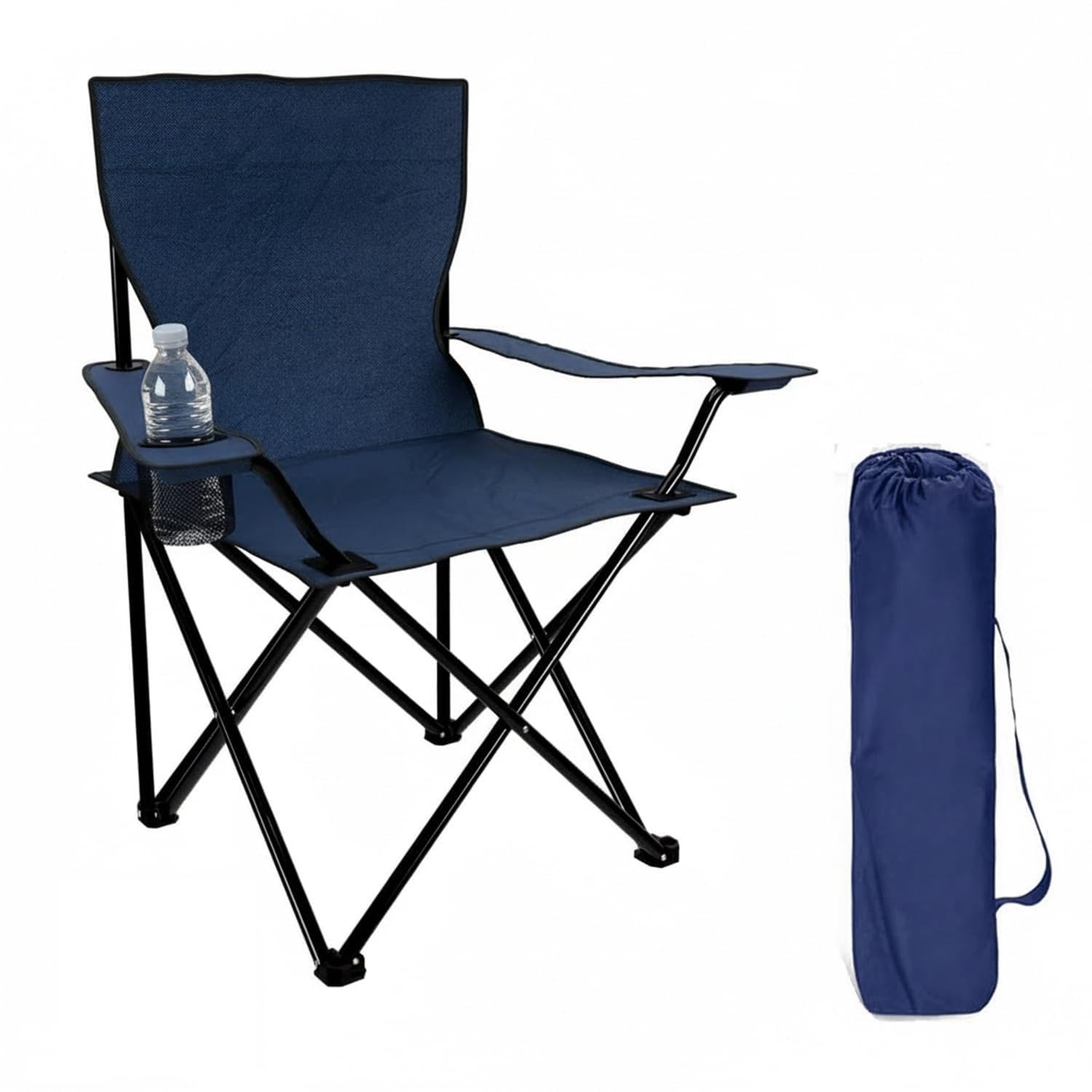 coku Portable Folding Camping Chair with Cup Holder, Heavy Duty Steel Frame, Lightweight Outdoor Chair with Carry Bag for Camping, Beach, Fishing, Picnic & Garden Use-image-45