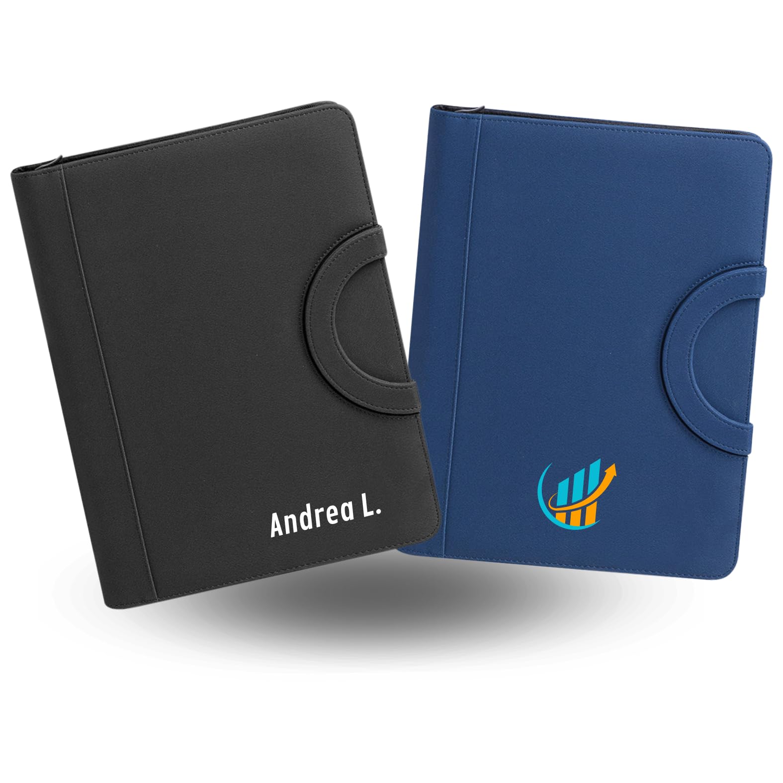 Cartella Multitasche Professionale da Ufficio Personalizzata con Stampa Nome, Frase o Logo - Portadocumenti Elegante - Organizer Conferenze Idea Regalo PH292