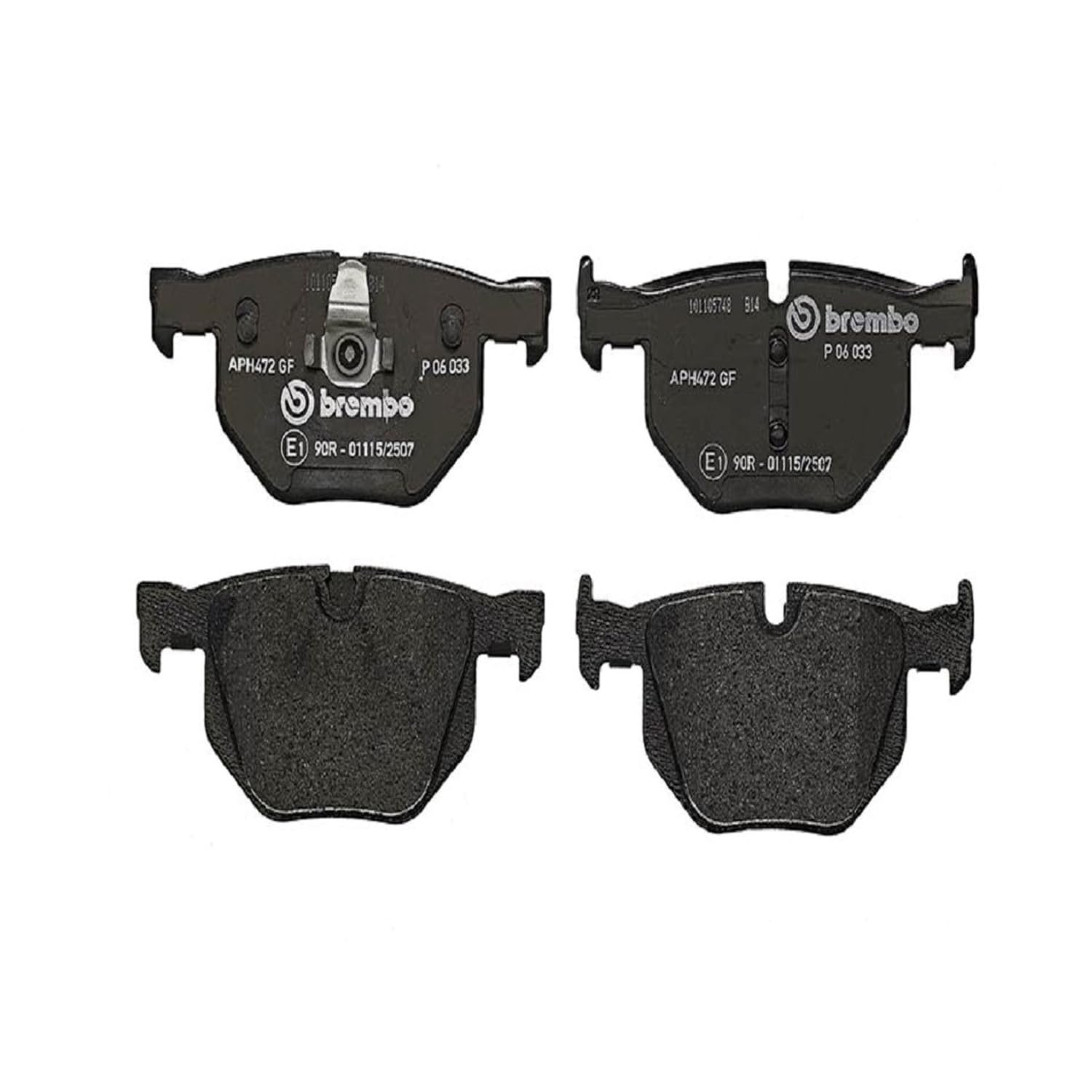 Brembo P06033 Tarcza hamulcowa tylna, zestaw 4 szt