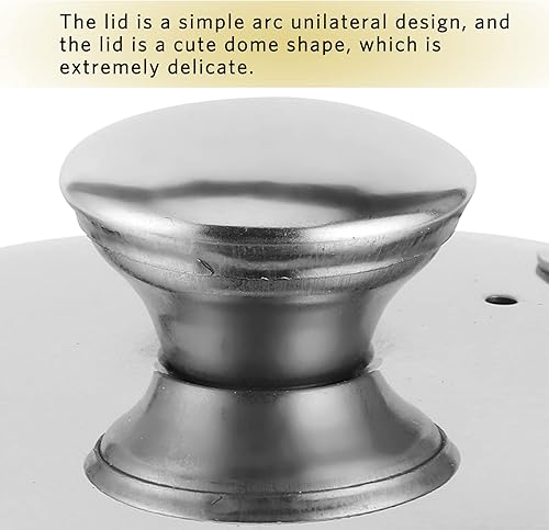 Miniatura 4 de Hervidor de té, tetera de acero inoxidable de 20 onzas con boquilla corta, jarra de agua fría para café, té, bebidas, infusión para café, té,