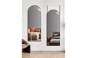 14" x 48" Over the Door Mirror: Full-Length Elegance