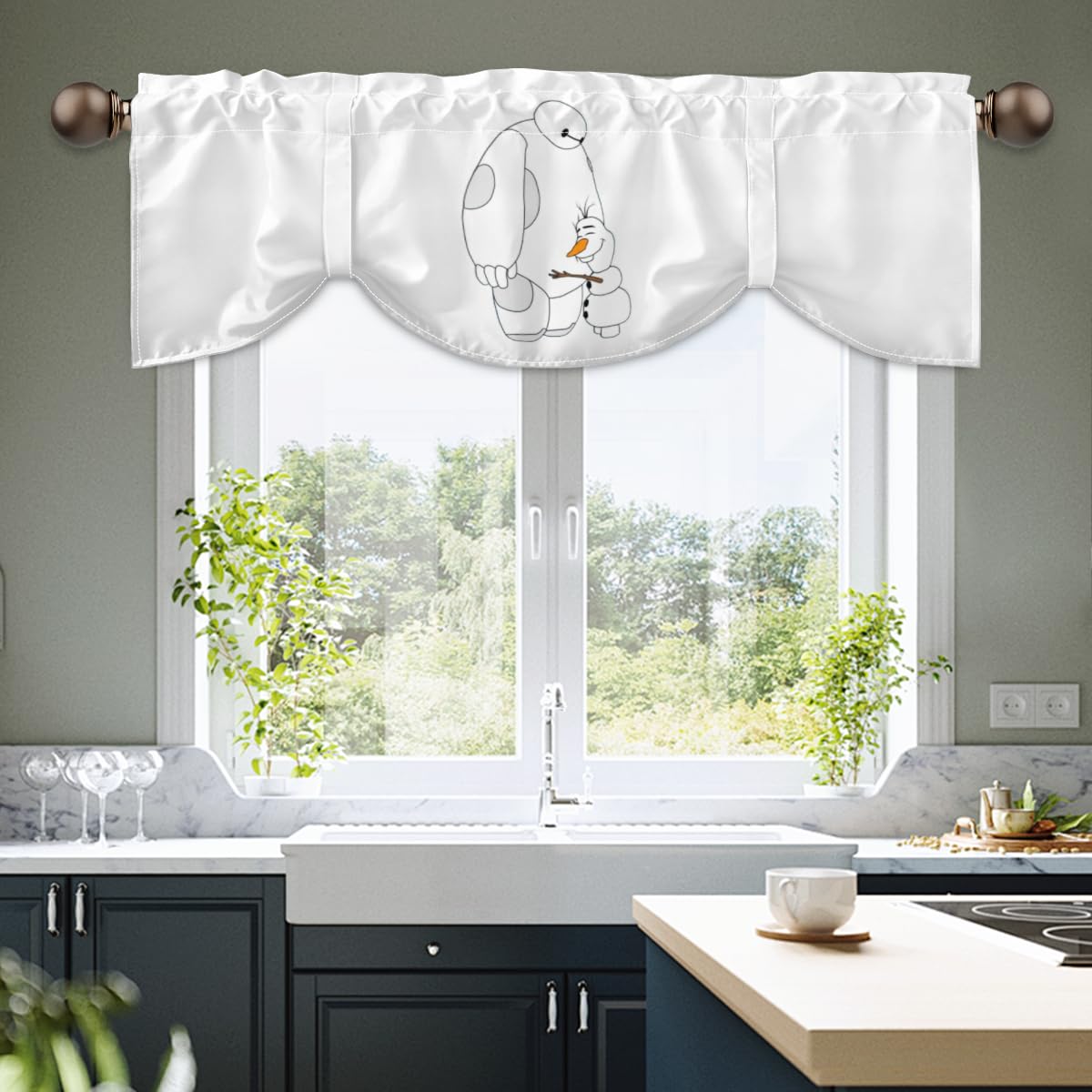 カフェカーテン✿.•¨ひょん様ご確認用♪スカラップデザイン❀