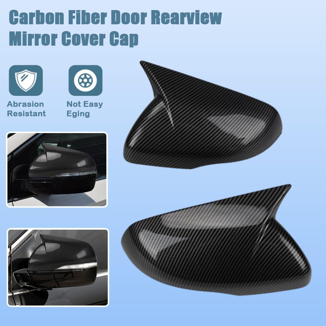 Cubierta Cromada Para Retrovisor Ford Edge 2015-2019 – 2 Piezas (tira Decorativa)