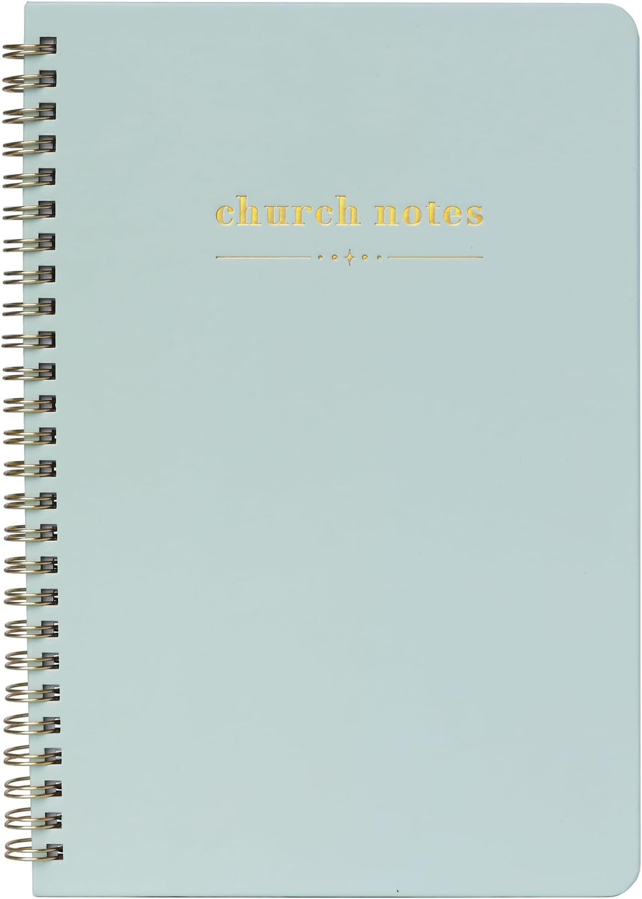 Church Notes Journal - Sermon Notes Notebook - Coated Paper Hardcover Guided Journal to Write Speech Title, Key Points, Bible Verses and Notes - Sermon Journal Gift for Women and Men