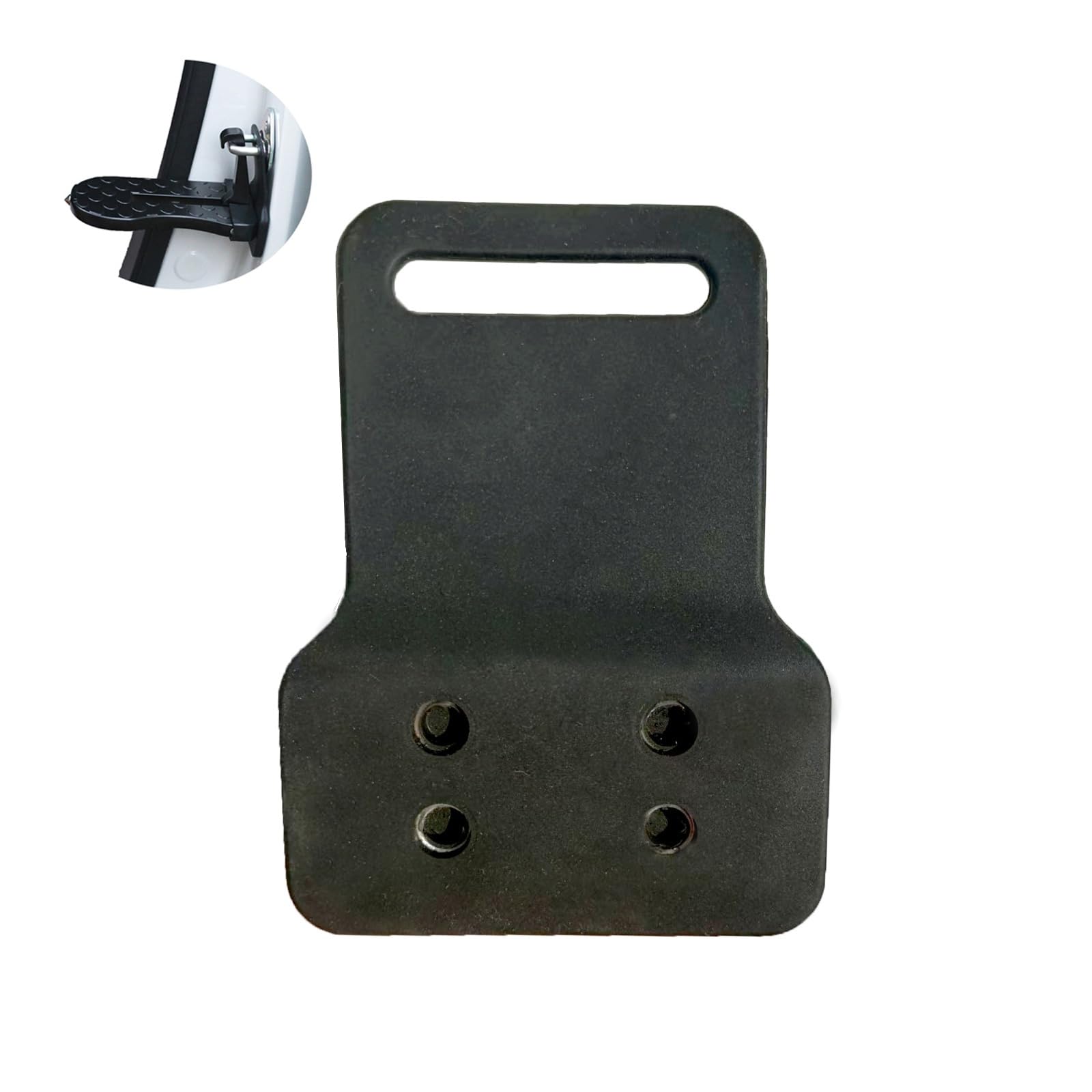 Rubber Wrapped Stainless Steel Plate for Car Door Step Hook, Car Door Latch Protector, Reduces Scratches or Dents on Car, SUV and Truck