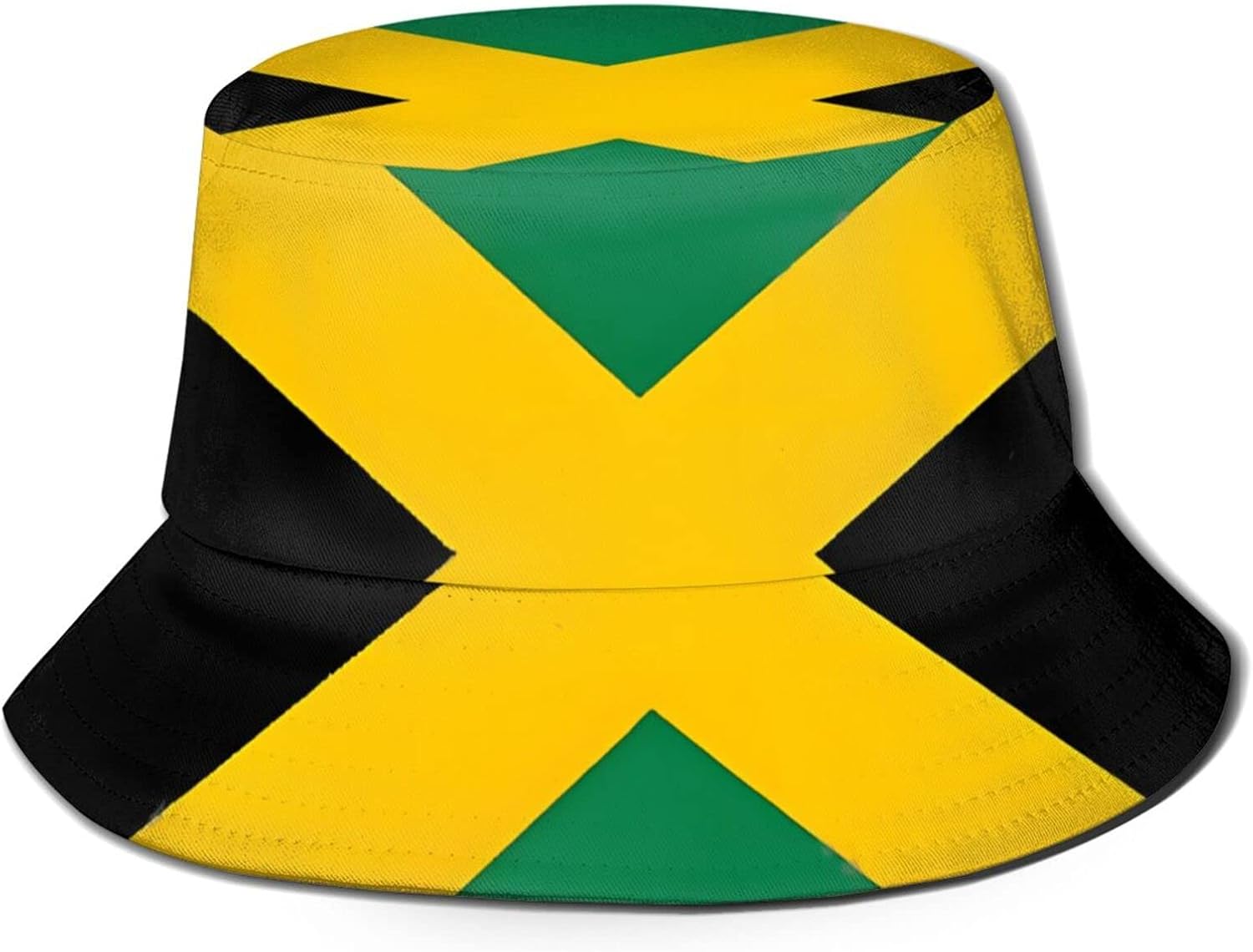 Retro Jamaican Kingdom Flag Bucket Hats 
