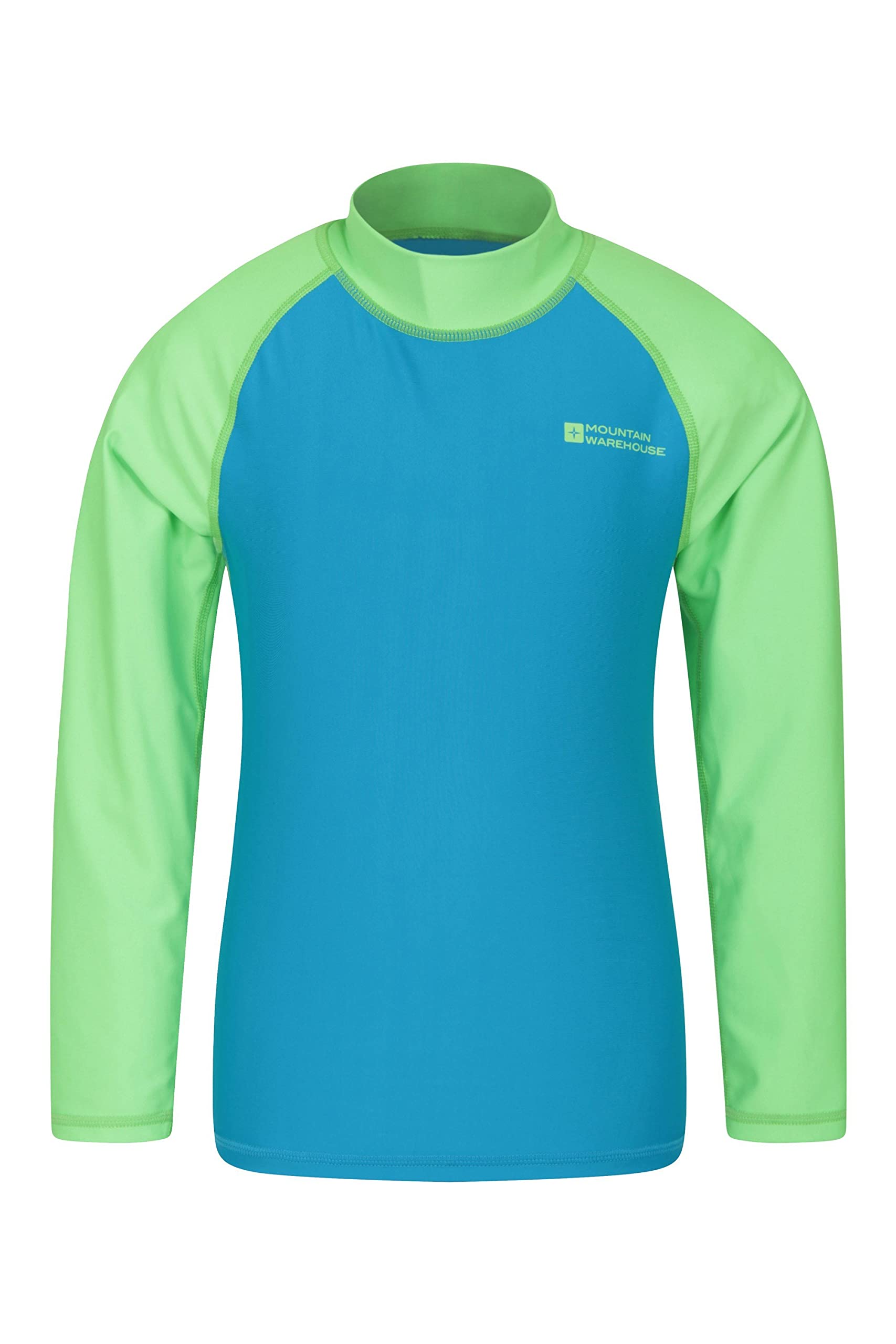 Kids Long Sleeved Rash Vest - Green