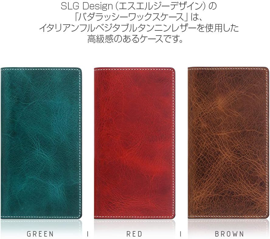 Design SD13690i61 Flip Case for iPhone XR, Genuine Leather, Brown, 6.1-Inch, iPhone Cover, Wireless Charging Compatible