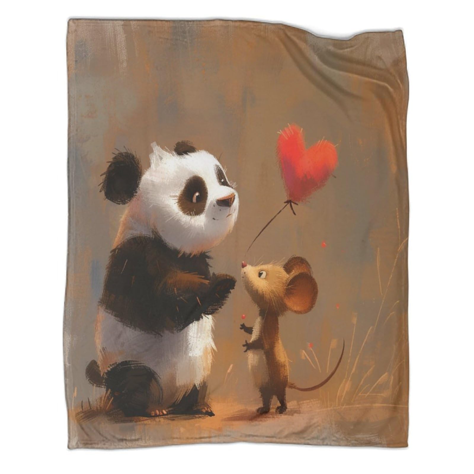 Coperta morbida in pile di flanella, con panda, regalo di compleanno per amici, famiglia, regalo di Natale per amici e partner, coperta natalizia per divano e letto, 200 x 230 cm