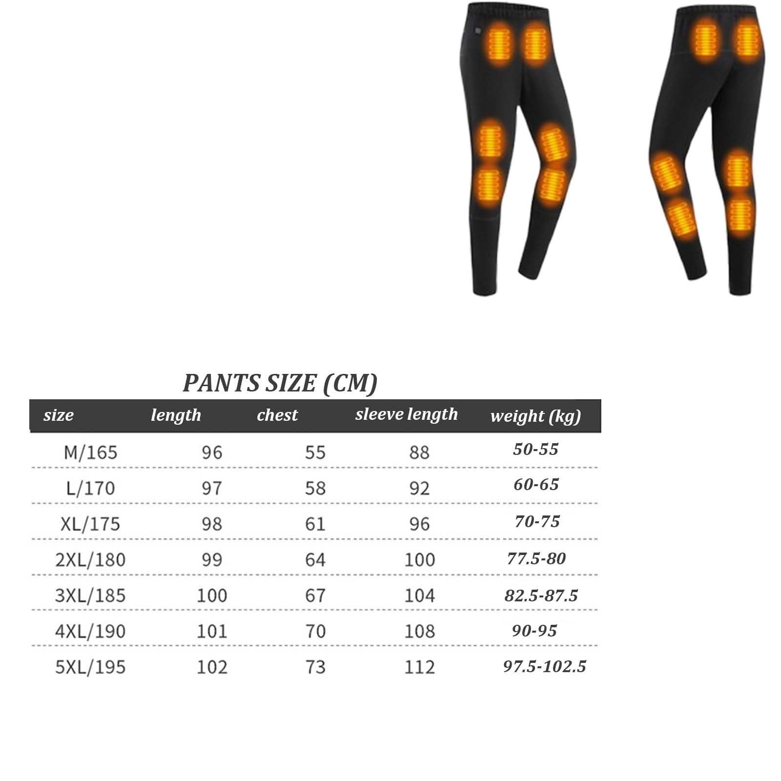 Pantaloni Riscaldati Intimo Termico Invernale Leggings Riscaldanti Elettrici Ricaricabili USB Con 12 Z1 Di Riscaldamento Elettrico E 3 Impostazioni Di Temperatura Per Tempo Freddo Inverno(Gray,4XL)