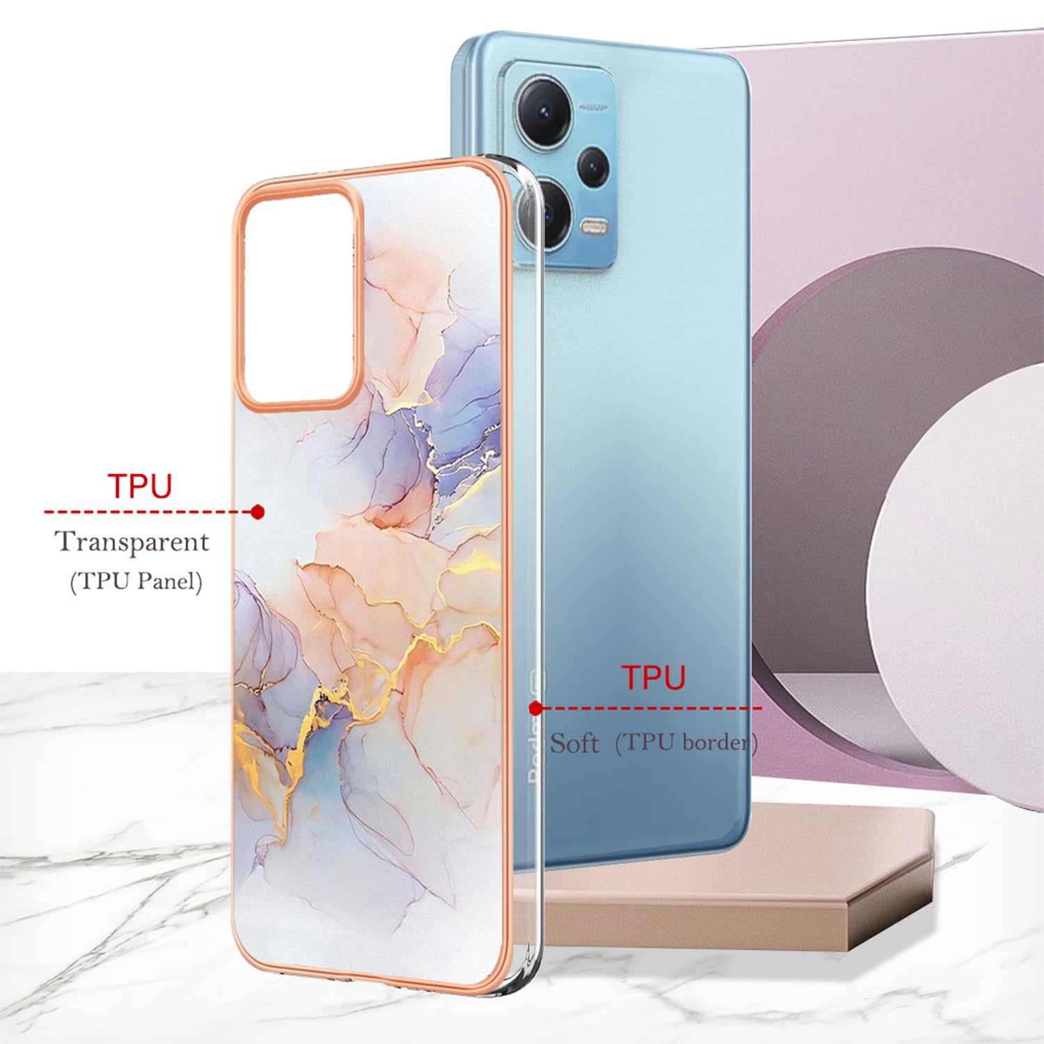 Custodia In Silicone Per Xiaomi Poco M7 Pro 5G Design Astratto Disegni 8447079442522