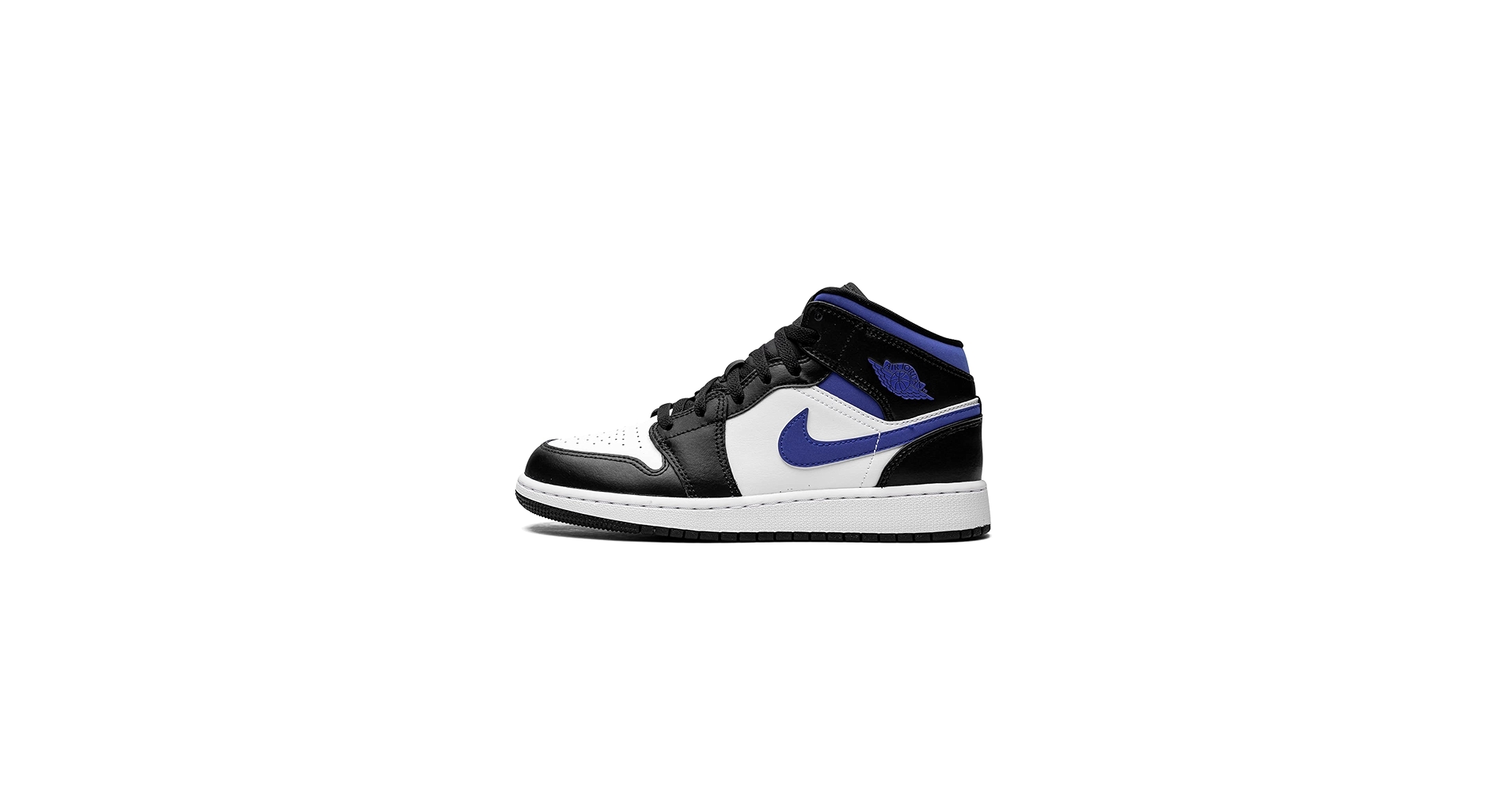 Amazon.com | Jordan Nike Men's Air 1 Mid GS Racer Blue/Black