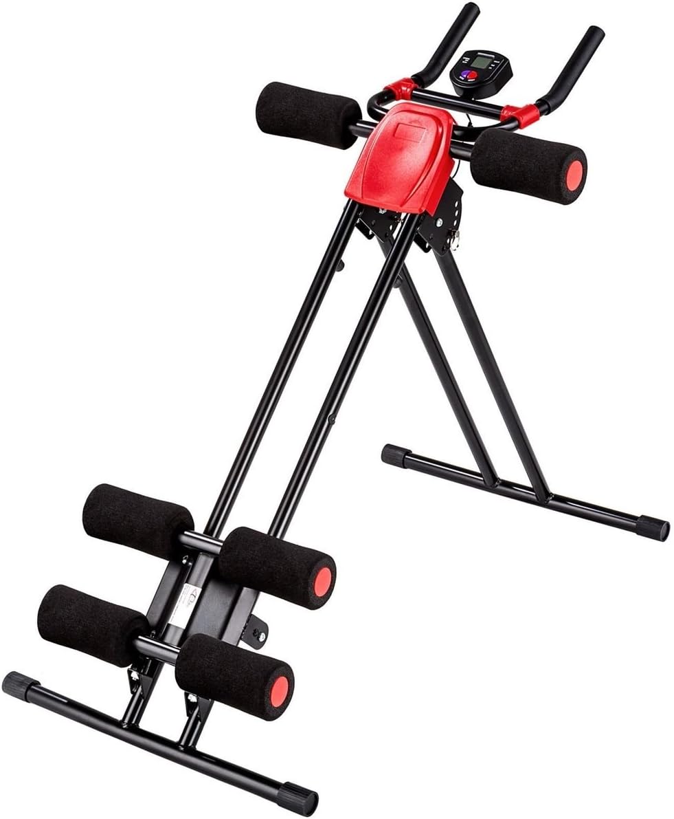 MB Sport AB Cruncher Abdominal Trainer Glider Machine Fitness Exercise Equipment