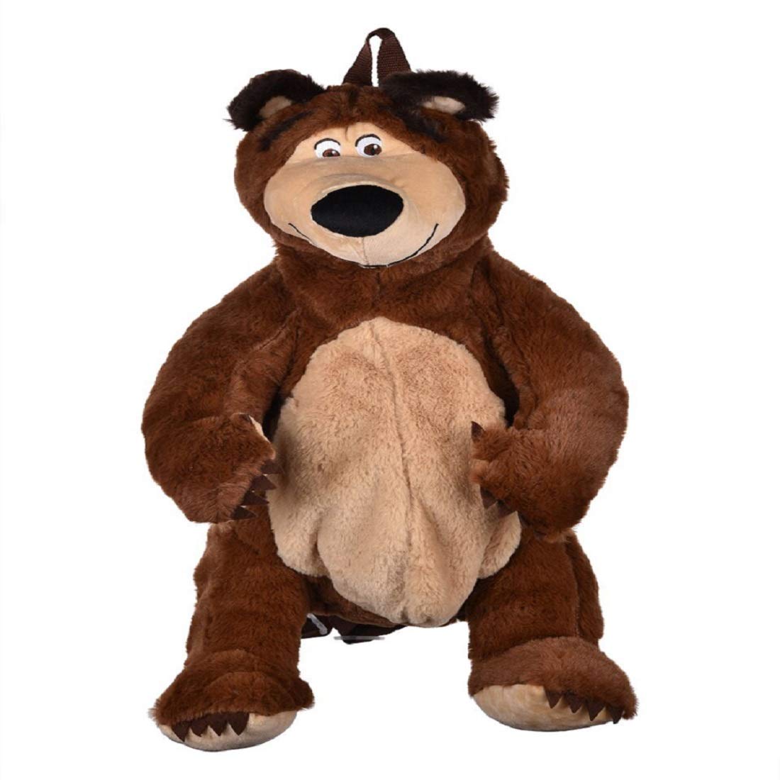 LOVEY DOVEY masha and The Bear Plush Bag (52 cm)- Brown Color,Pack of 1 (B09ZV7WPPY) Amazon Price History, Amazon Price Tracker