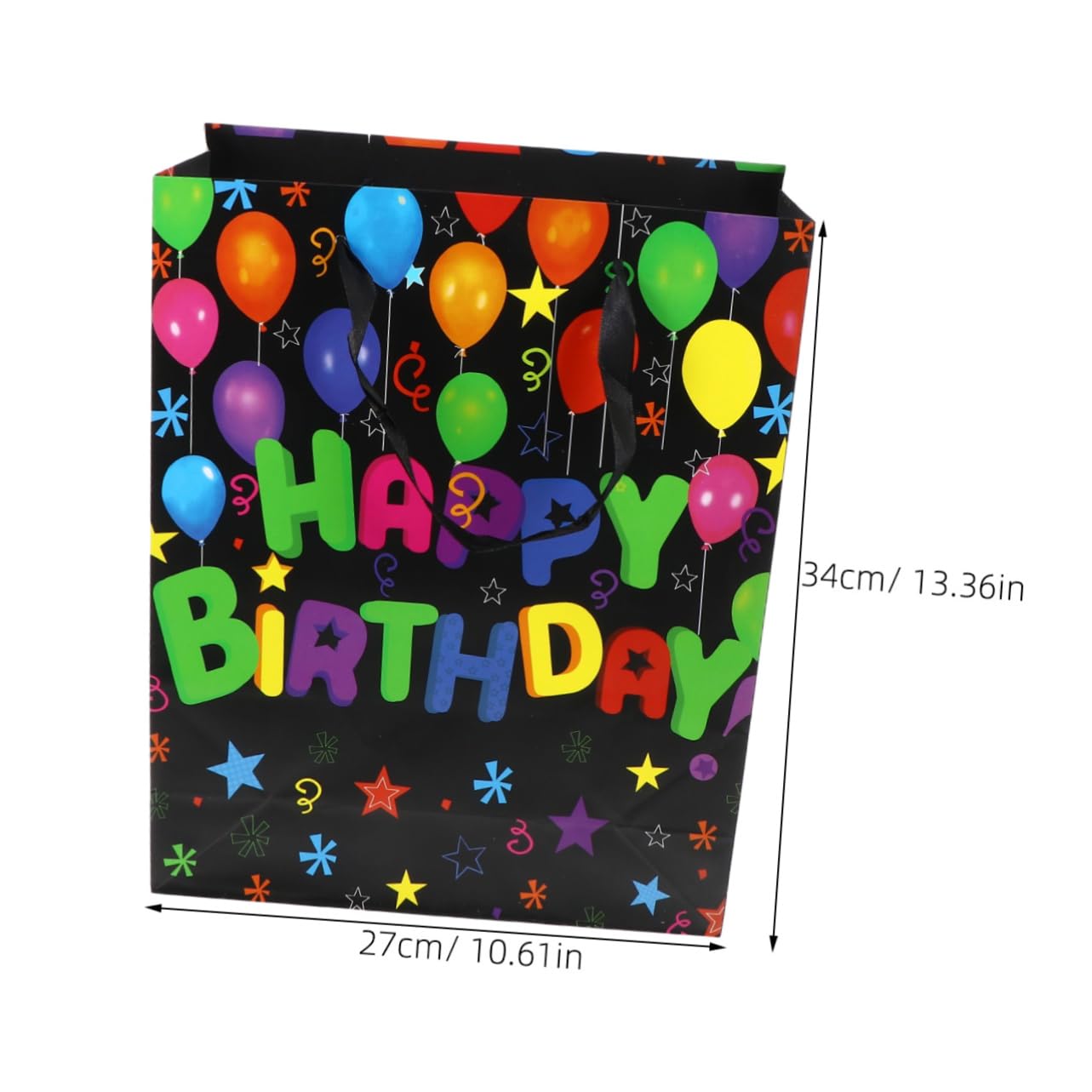 Healeved 12 Piezas Bolsas de Papel Recubierto para de Cumpleaños de Portátiles y Reutilizables para Fiestas y Detalles Especiales
