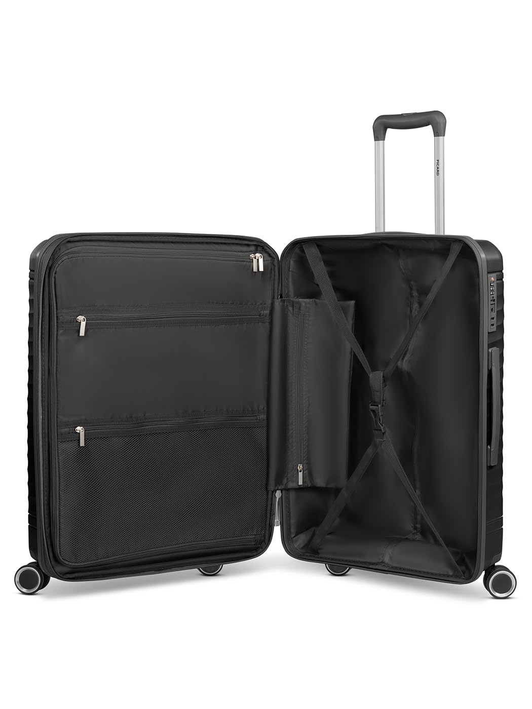 Picard Valise, Noir , Koffer M (65 cm), Bagage rigide