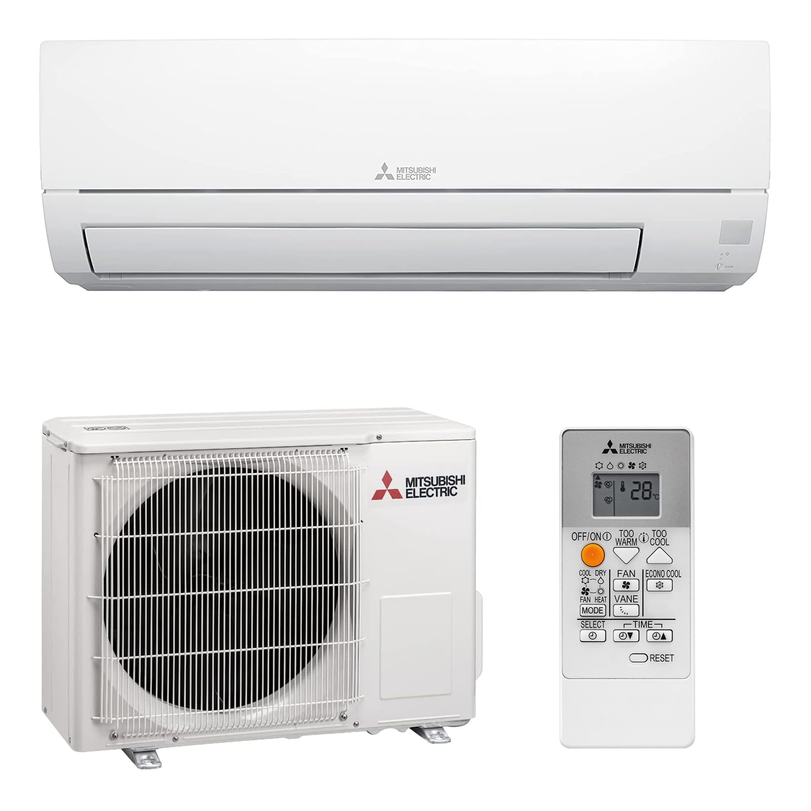Climatizzatore 18000 Btu Classe A++/A+ MUZ-HR50VF + MSZ-HR50VF-E1, funzione Deumidificatore