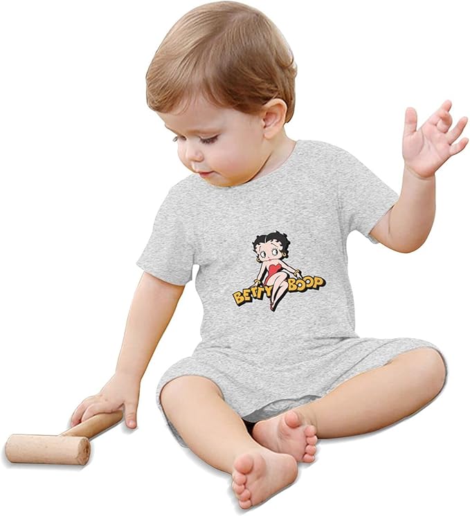 Amazon Co Jp ベティちゃん Betty Boop ベビー服 半袖ロンパース 新生児 服 半袖 カバーオール 男の子 女の子 ジャンプスーツ おしゃれ かわいい 赤ちゃん ボディスーツ 肌着 春 夏 人気 ドレスオール 幼児服 パジャマ 出産お祝い ファッション