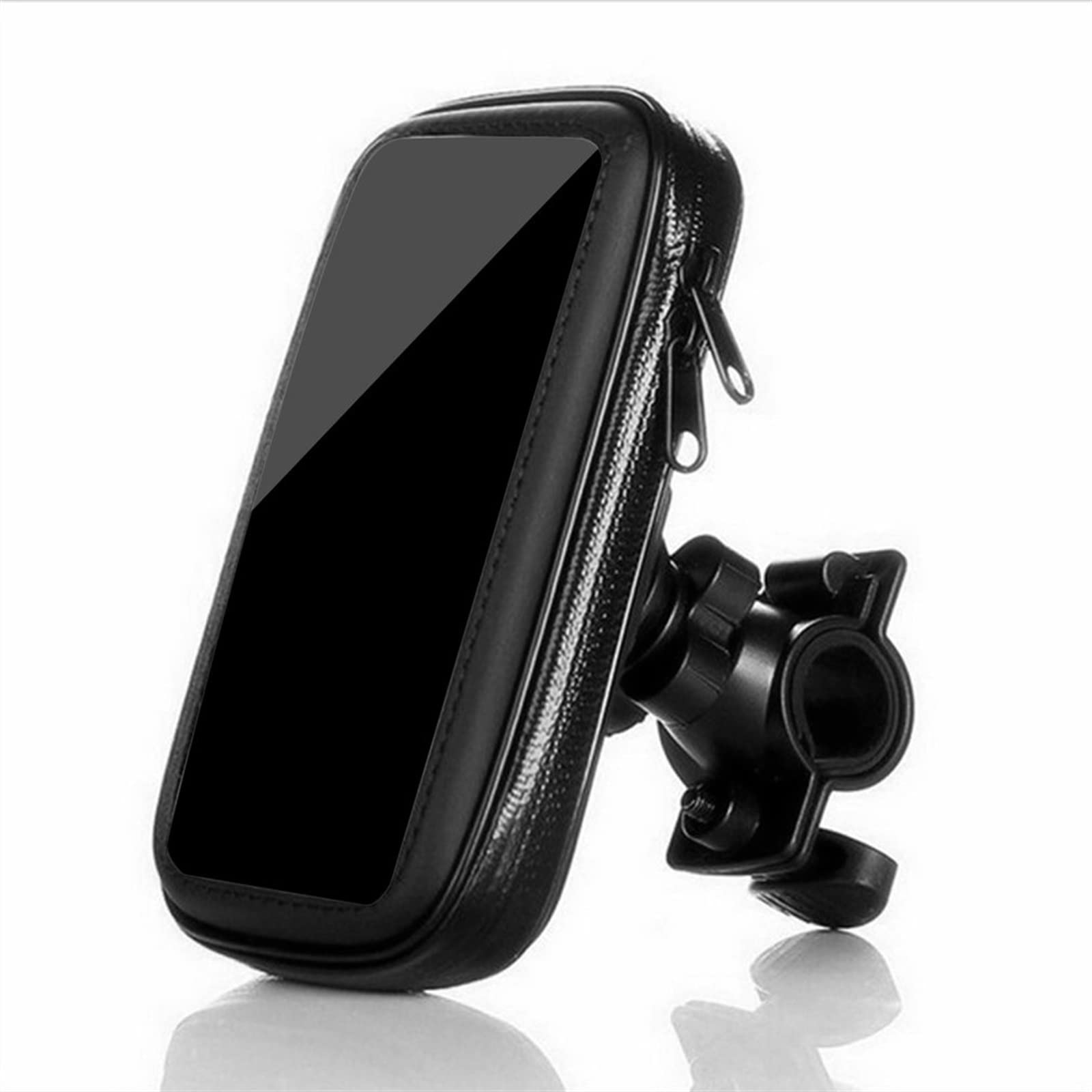 SCOOVY Porta Cellulare Supporto per Navigatore GPS per Moto Custodia Impermeabile Borsa Supporto per Manubrio Staffa di Navigazione Supporto Mobile con Design Rotante A 360 Gradi