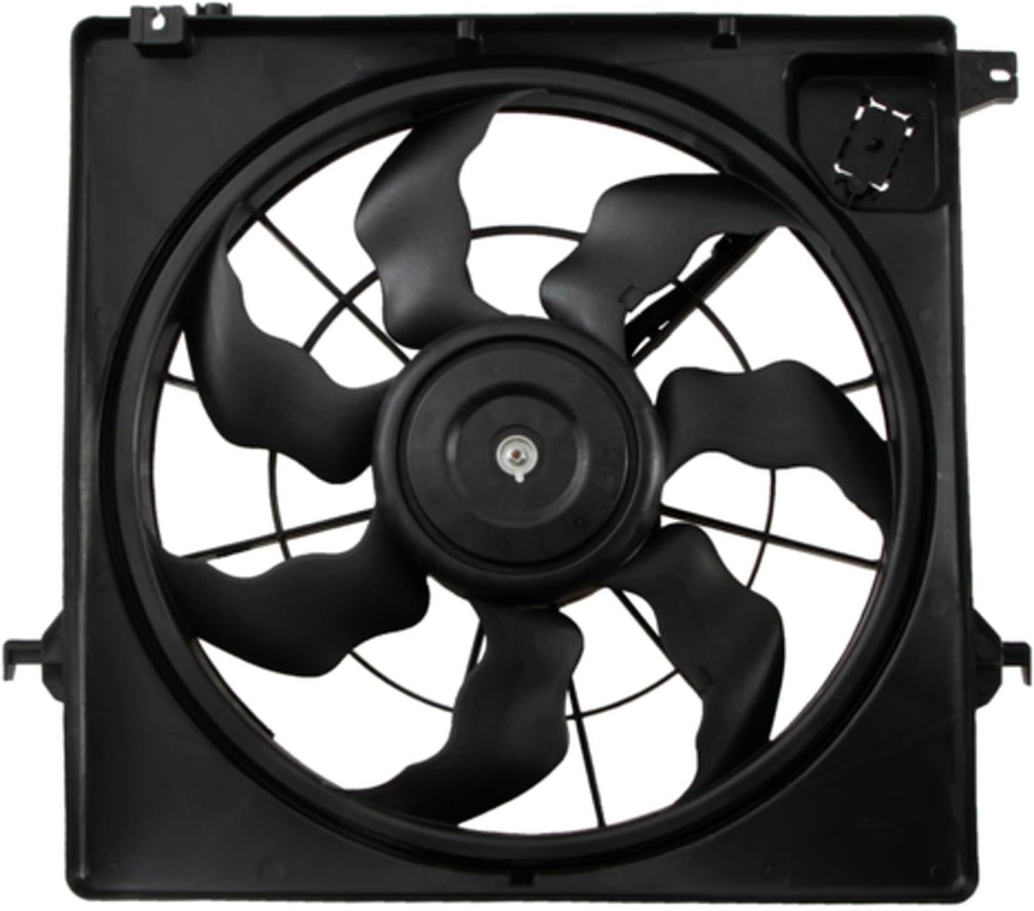 Replacement Engine Cooling Fan Assembly for 2013-2018 Hyundai Santa Fe Sport (L4 2.0L)
