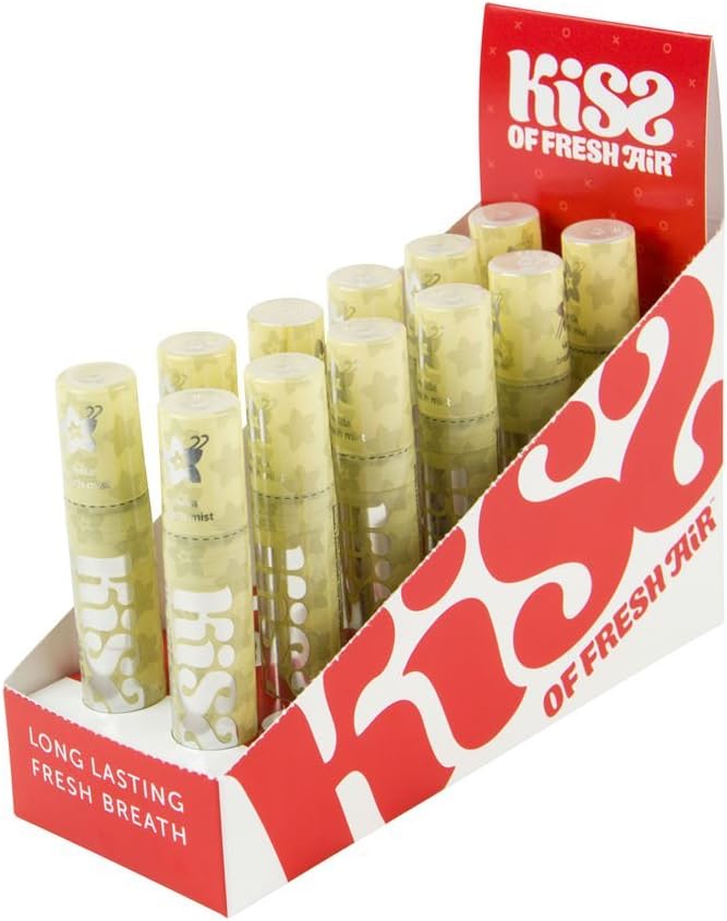 Kiss of Fresh Air 12 ct. Box of Vanilla Breath Spray