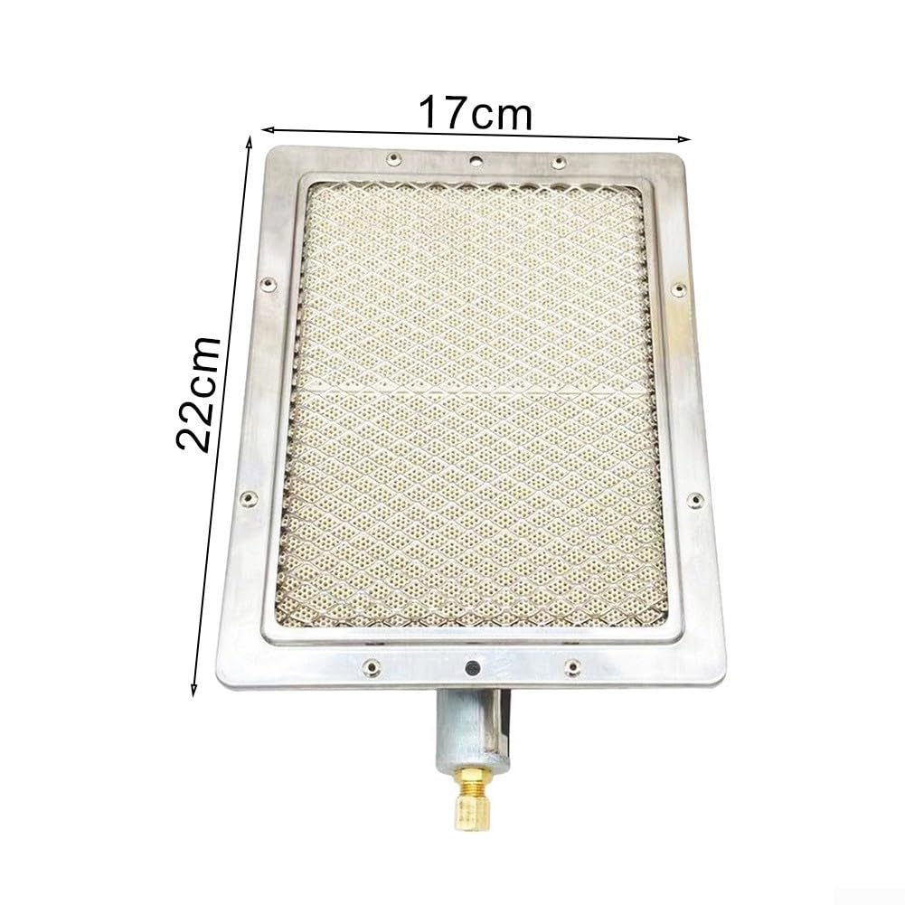 Quemador Gas 22cm Entrada Aire 12mm Para Horno