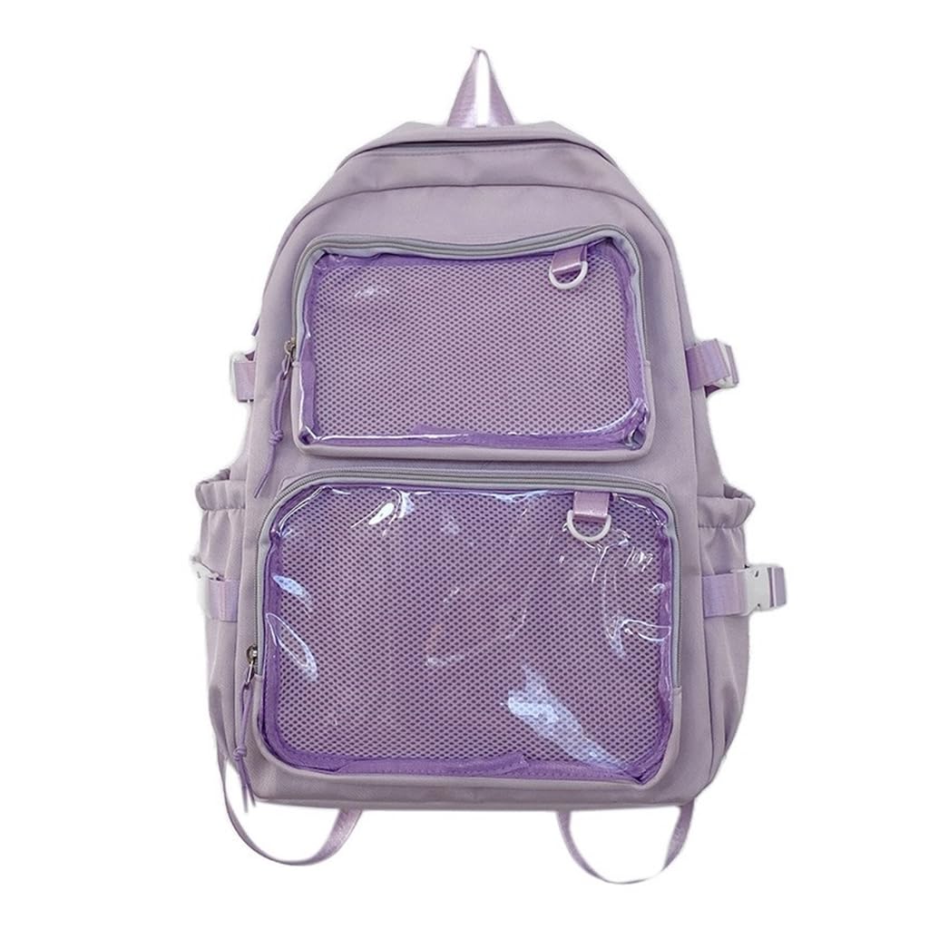 CAZSTYK Itabag Backpack Lovely Backpack Student School Backpack Japanese Styles Backpack Large Capacity Backpack for Pin Display