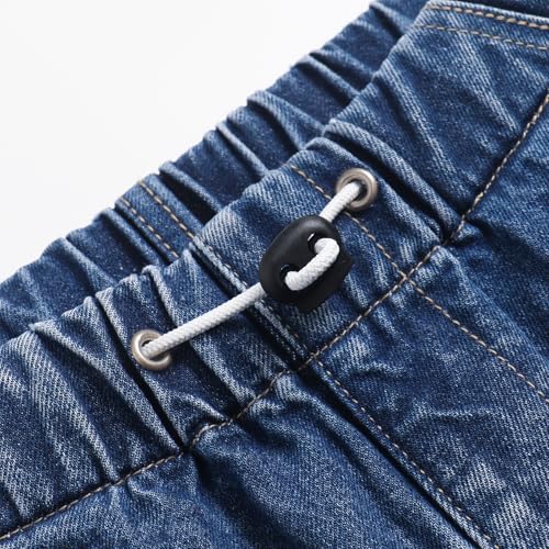 Women’s Wide Leg Baggy Jeans - Mid-Rise Stretch Denim Pants with Comfortable Loose Fit4