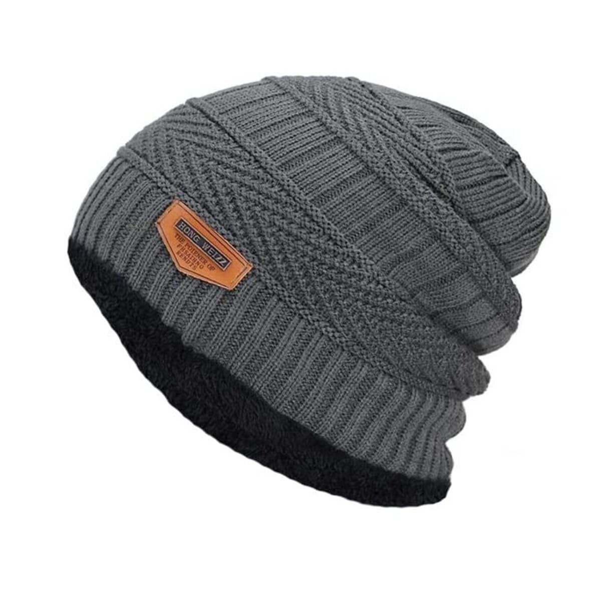 F Y VWoolen Skull caps Soft Beanie Cap for Men