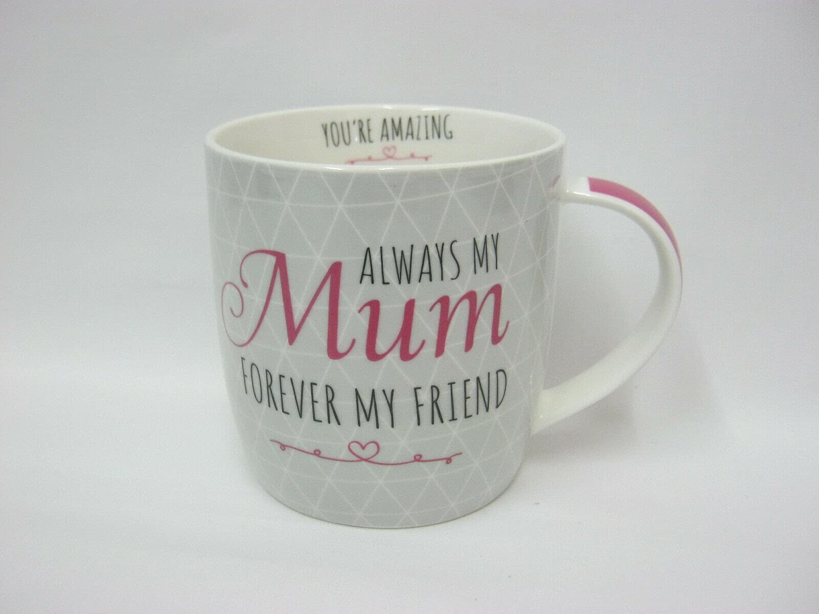 Gift Zone Mug Beaker Coffee Tea Always My Mum Forever My Friend