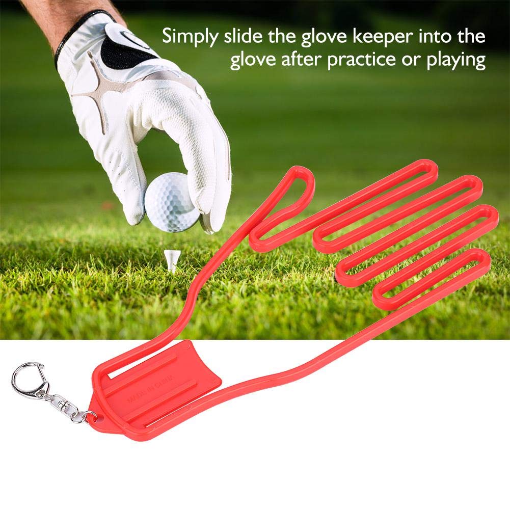 Gants de Golf Civière Support de Cintre, Gants de Golf en Plastique Keeper Civière Gants Support Cadre Rack Support Gant Shaper pour Golf, Baseball, Racquetball, Tennis et Football