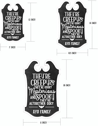 Miniatura 4 de Letrero de Halloween personalizado, letrero de asilo familiar de Halloween, letrero de madera de Halloween, decoración de Halloween, letrero de