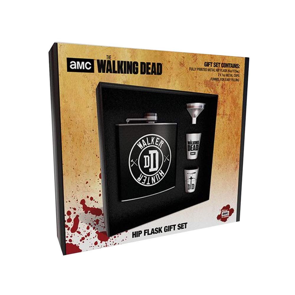 Gb Eye Multicolour Ltd, The Walking Dead, Walker Hunter, Hip Flask Set