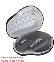 Vista 2 de Estuche de viaje rígido Hermitshell para ratón inalámbrico Logitech MX Master 4 / MX Master 3 / MX Master 3S Advanced - Versión de actualización 2.0