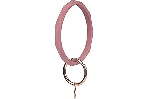 Versatile Silicone Bracelet Keychain: A Circle of Style and Functionality