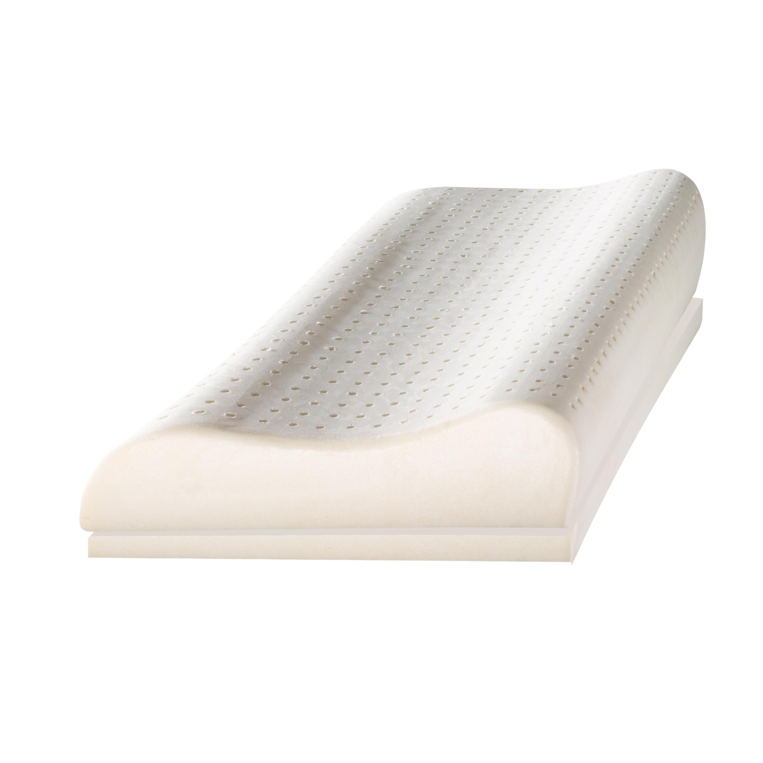 billerbeck S20 - Almohada Cervical de látex, 40 x 80 cm