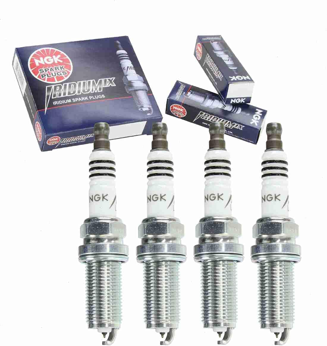 4 pc NGK Iridium IX Spark Plugs compatible with Dodge Dart 2.0L 2.4L L4 2013-2016