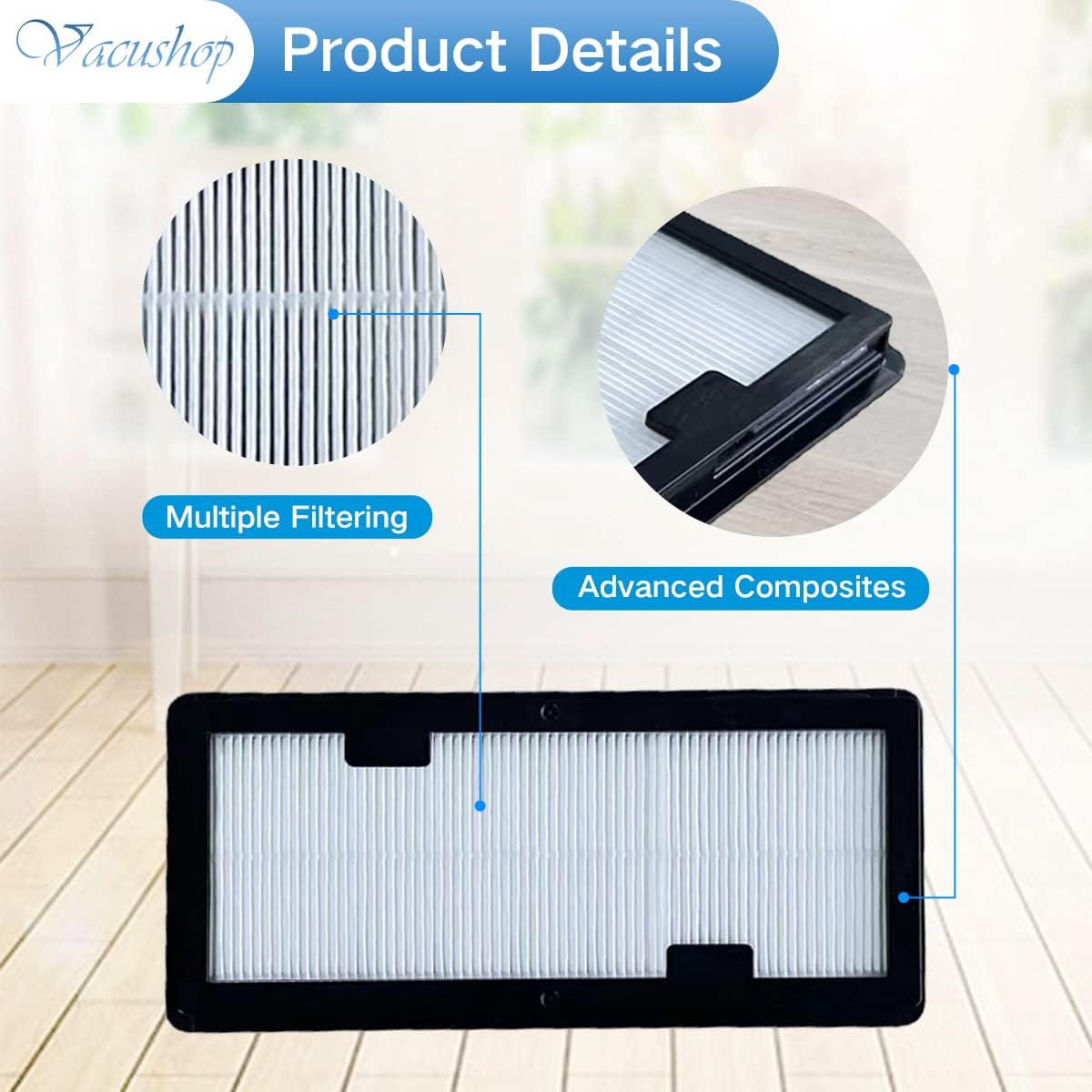 Replacement for robot Cleaner Samsung Jet bot+ HEPA Filters Accessories Parts X2 Robot Filter